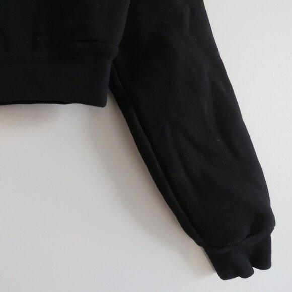 MANIERE DE VOIR Essential High Neck Sweater Jumper in Black Goth Vamp - Size XS - Picture 6 of 11